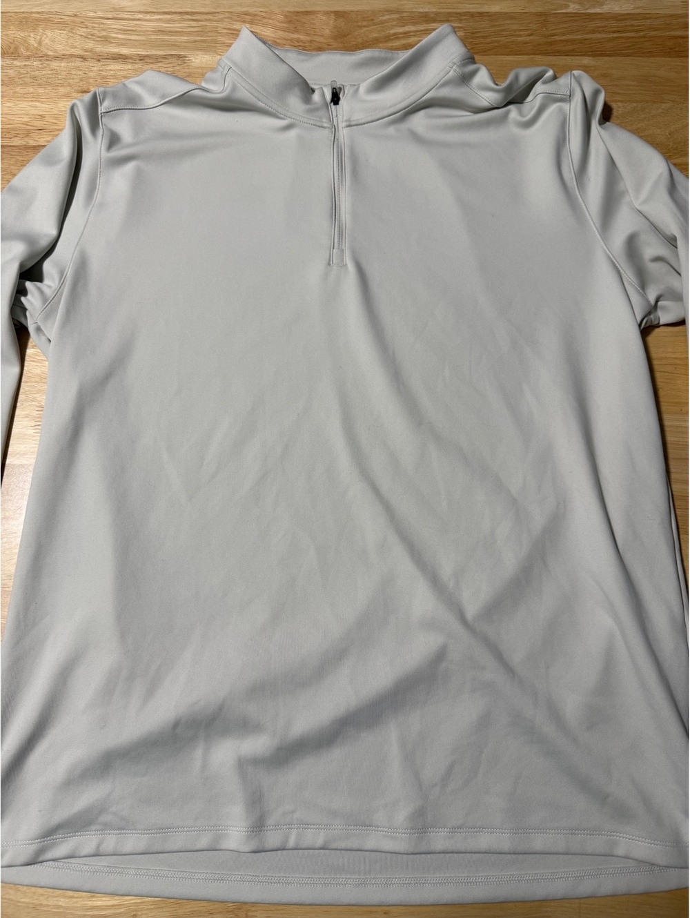 Under Armour Men’s XL Loose Fit Quarter Zip Pullover Off White